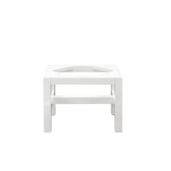 James Martin Vanities Yellow Poplar Solids, Plywood Panels and MDF, 14.9 in W, 10.6 in H, 11.9 in D, Glossy White E444-ST12-GW - main